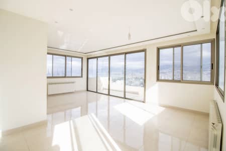 Apartment and office or clinic with panoramic view in Achrafieh