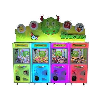 MINI MONSTERS (Four Cabinets)-Coin Operated Claw Machine (Refurbished)