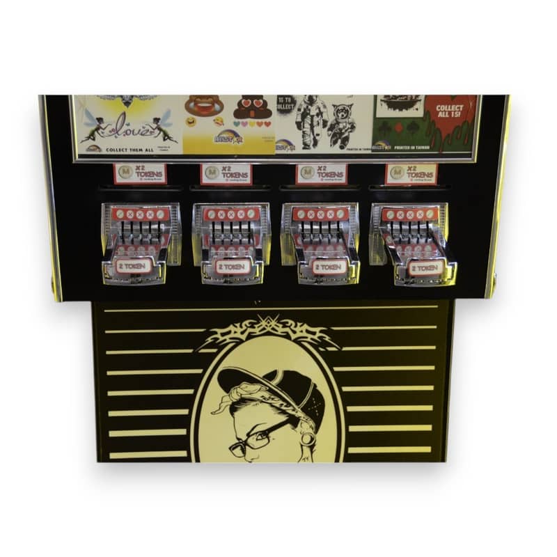 Tattoo & Stickers Vending Machine (4 Columns)  - Coin Operated 3
