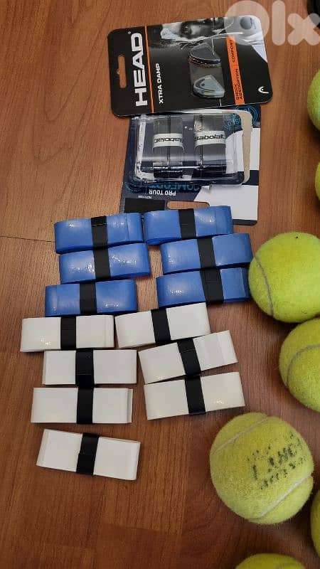 bargain price tennis balls + grips new and used 3