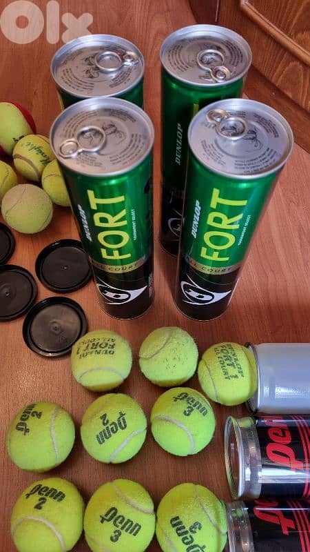 bargain price tennis balls + grips new and used 4