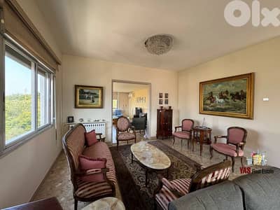 Ballouneh 200m2 | Calm Street | Furnished | Unlockable View | AC