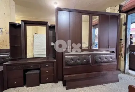 اوضة نوم شغل جورج متى ملبسة قشر تخت بفتح مكانيزيوم