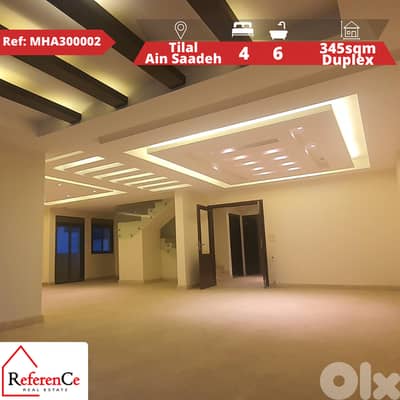 Duplex for sale in Tilal Ain Saade دوبلكس للبيع في تلال عين سعادة