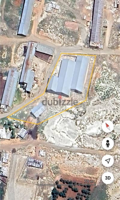 Zahle DEYR El Ghazel/ Warehouse for Sale - زحله ديرالغزال مستودع للبيع