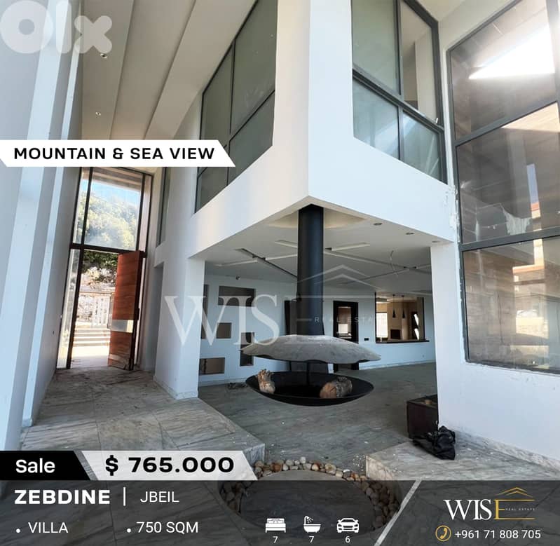 750 SQM Villa for SALE in Zebdine-Jbeil! 0