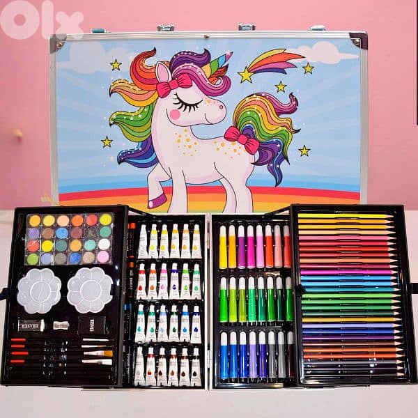 Back to School200-Piece Drawing and Coloring Art Set only 15$ 0