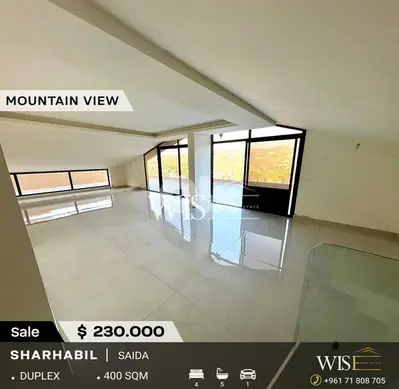 400 SQM duplex for SALE in Sharhabil-Saida !