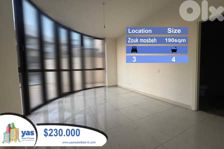 Zouk Mosbeh 190m2 | Terrace 150m2 | Brand New | High End | EL |