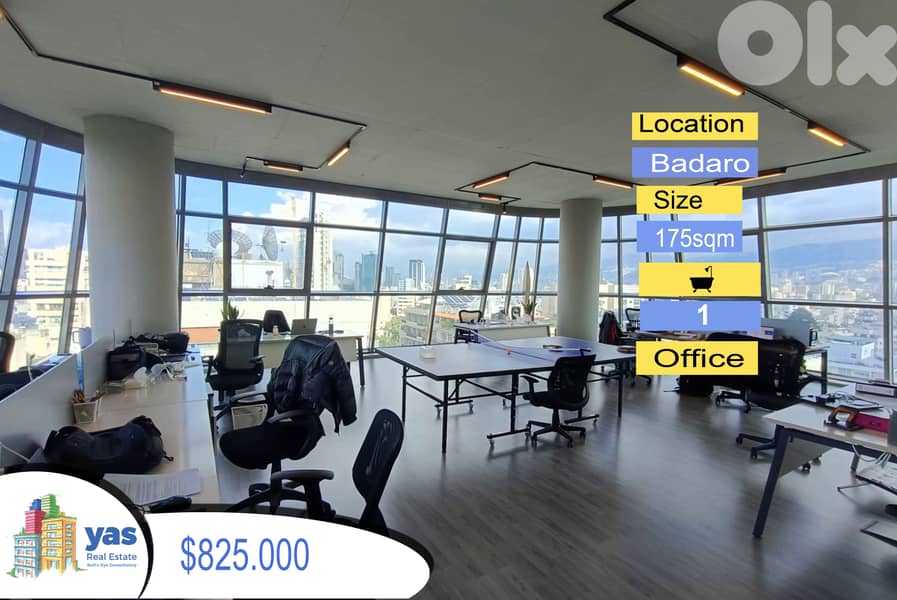 Badaro 175m2 | Offie | High Level | Luxury | City View | AA/LB | 0