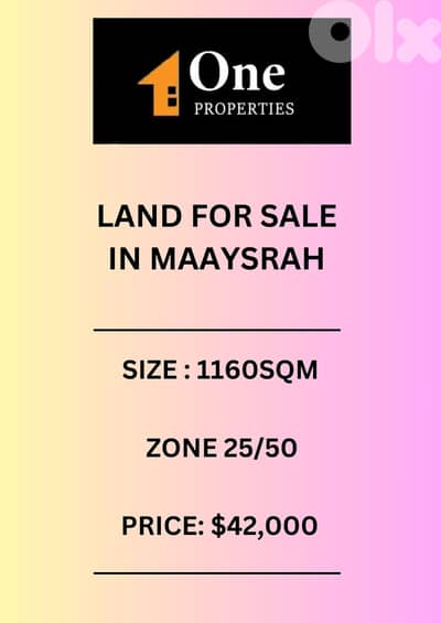 LAND FOR IN MAAYSRAH- KESERWAN LAND FOR IN MAAYSRAH- KESERWAN