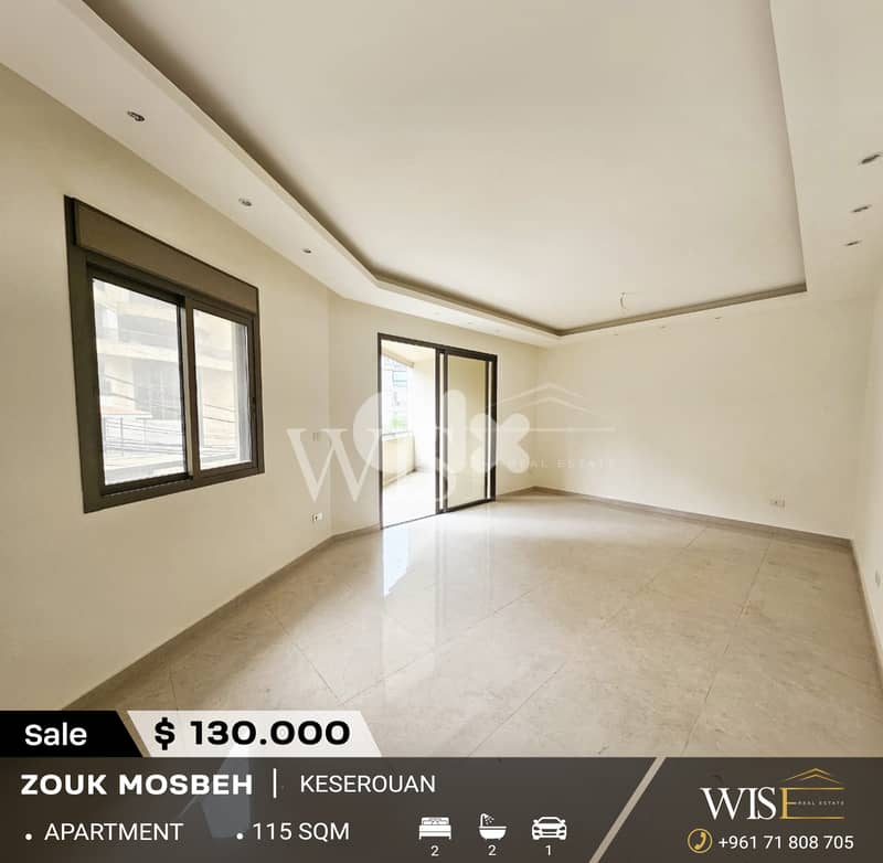 115 SQM Apartment for SALE in Zouk Mosbeh ! 0