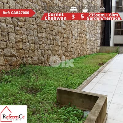 Apartment with Garden in Cornet chehwan شقة مع حديقة في قرنة شهوان
