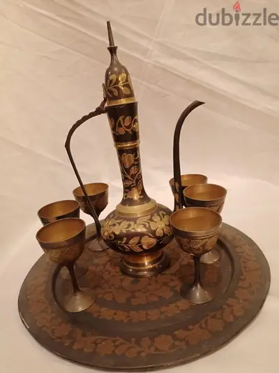 طقم نحاس أنتيك طقم نحاس أنتيك