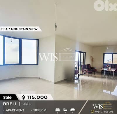 188 SQM Apartment for SALE in Breij-Jbeil!