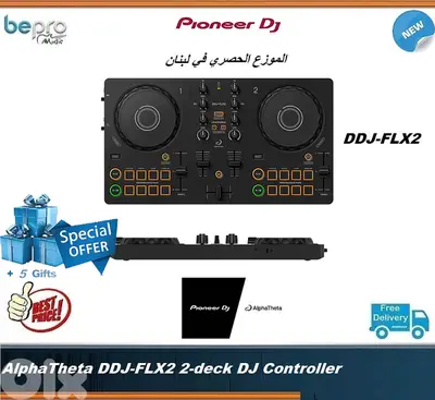 AlphaTheta (Pioneer) DDJ-FLX2 DJ Controller (FLX2) AlphaTheta (Pioneer) DDJ-FLX2 DJ Controller (FLX2)
