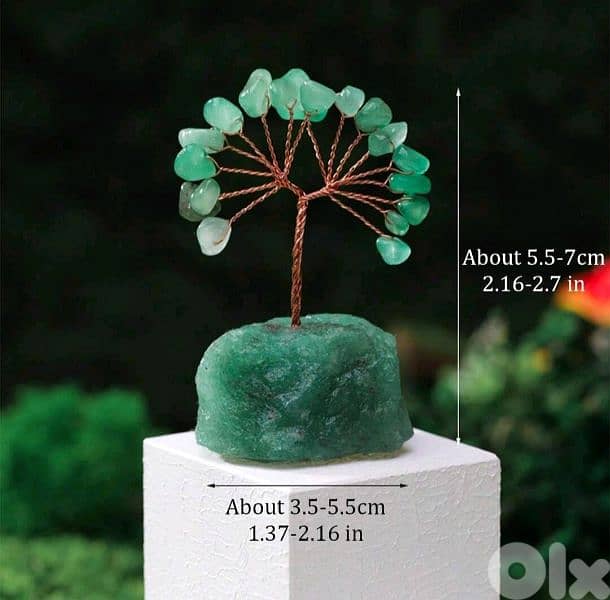 Natural Gem Stones Tree for decoration and positive energy 1
