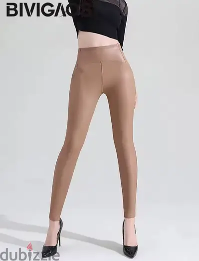push up leather legging