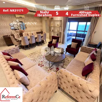 Luxury Furnished Duplex in Nahr Ibrahim دوبلكس مفروش فاخر نهر إبراهيم