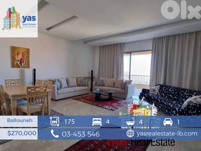 Ballouneh 175m2 | Furnished | Luxury | New | Impressive View |