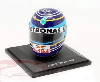Norberto Fontana (Team Red Bull-Sauber 1997) Plastic Helmet model 1:5.