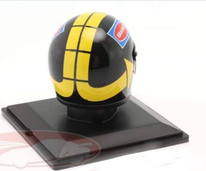 Carlos Pace (Team Martini Racing 1975) Plastic Helmet model 1:5. 2