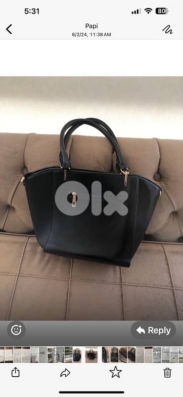 sac noir en cuir 1