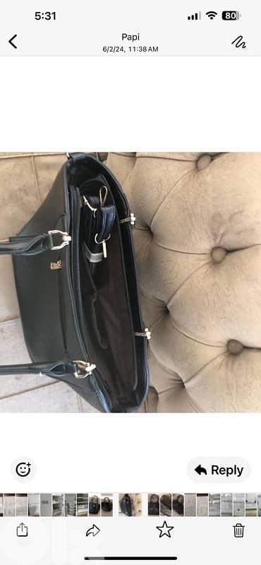 sac noir en cuir 2