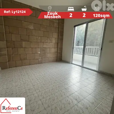 Prime location apartment in Zouk Mosbeh شقة بموقع مميز في زوق مصبح