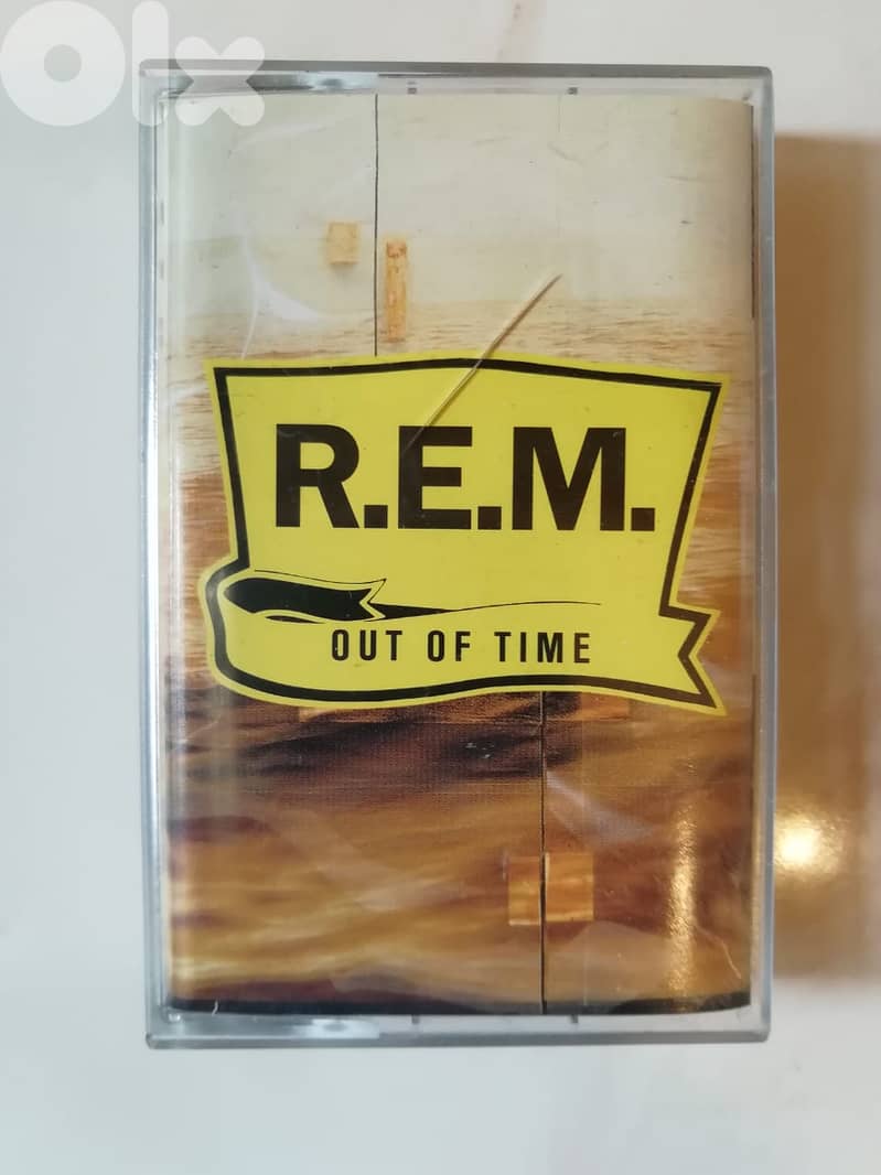 REM "out of time" cassette 0