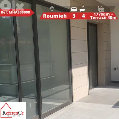 Apartment with terrace in Roumieh شقة مع تراس في الرومية