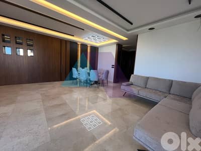 Furnished Duplex+Terrace+SeaView for sale in Roumieh - رومية