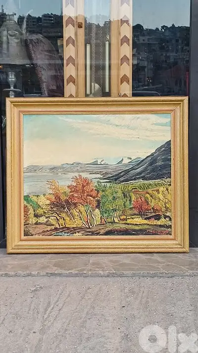 لوحة رسم زيتي اوروبية