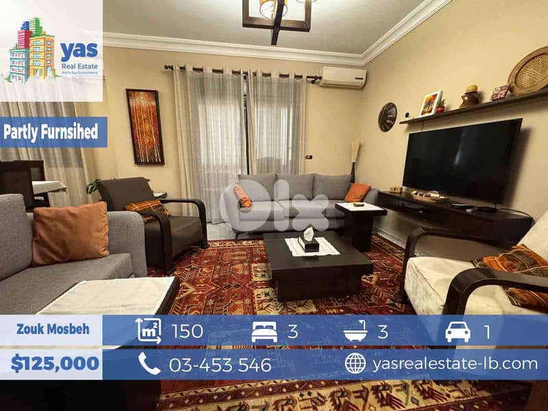 Zouk Mosbeh 150m2 | Well Maintained | Partly Furnished | Luxury | EL | 0