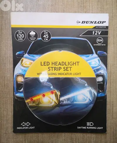 LED headlight strip set Dunlop