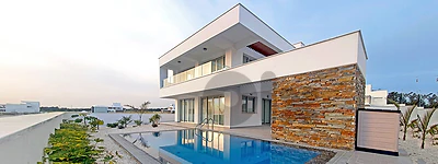 210 SQM Prime Location Sea Side Villa in Paphos, Cyprus + 513 SQM Land