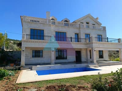 Villa on 884 m2 Land+Poo+Sea view for sale in Metn-فيلا للبيع في المتن