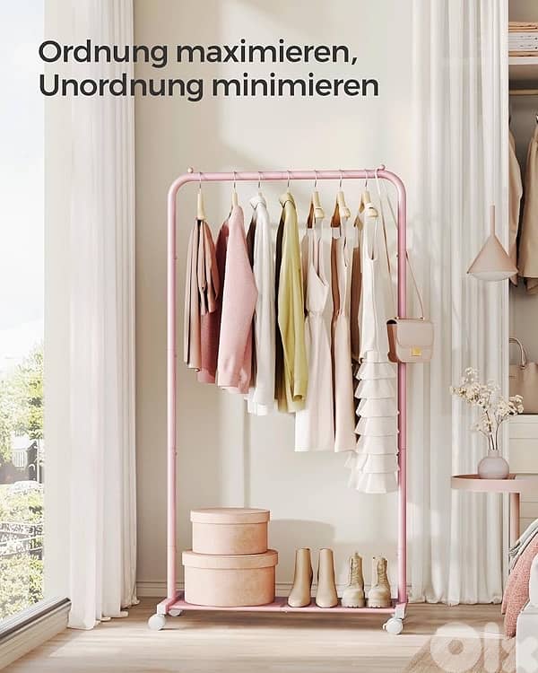 pink clothes rack 0