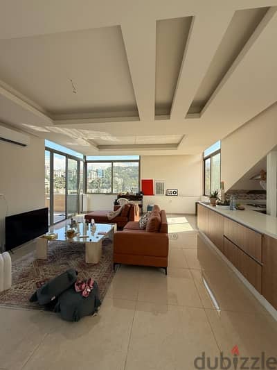A dreamy rooftop with dreamy terrace and seaview in Biakout.