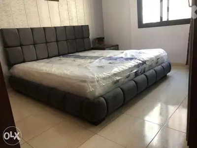 تخت مجوز مع فرشه طبيه طبقتين
