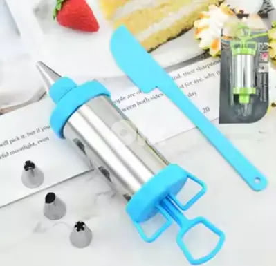 stainless cream dispenser set