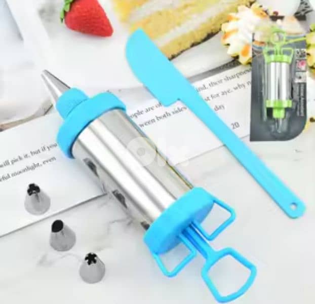 stainless cream dispenser set 0