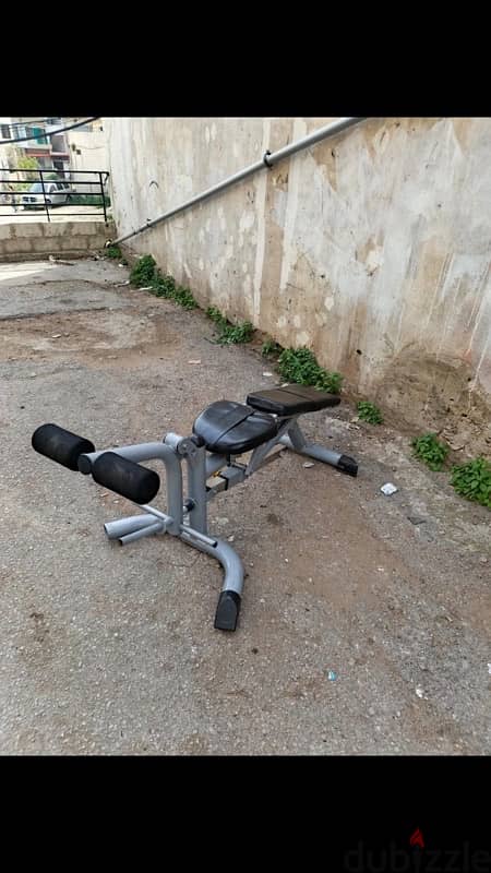 bench adjustable with legs extension and legs curl 2