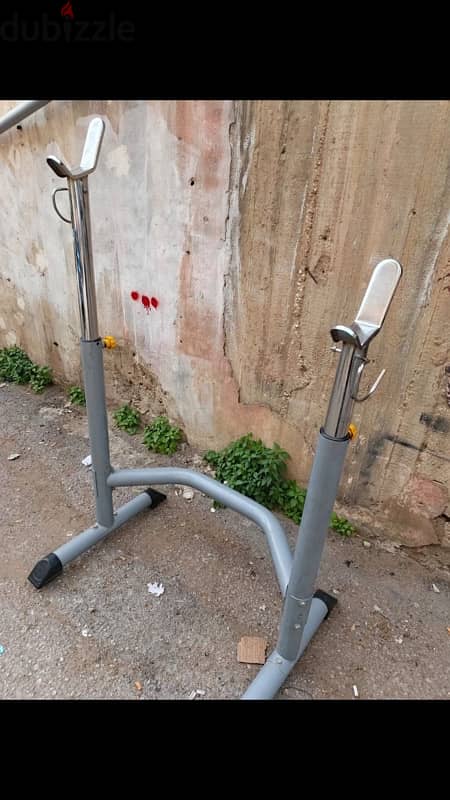 bench and squat rack like new 1