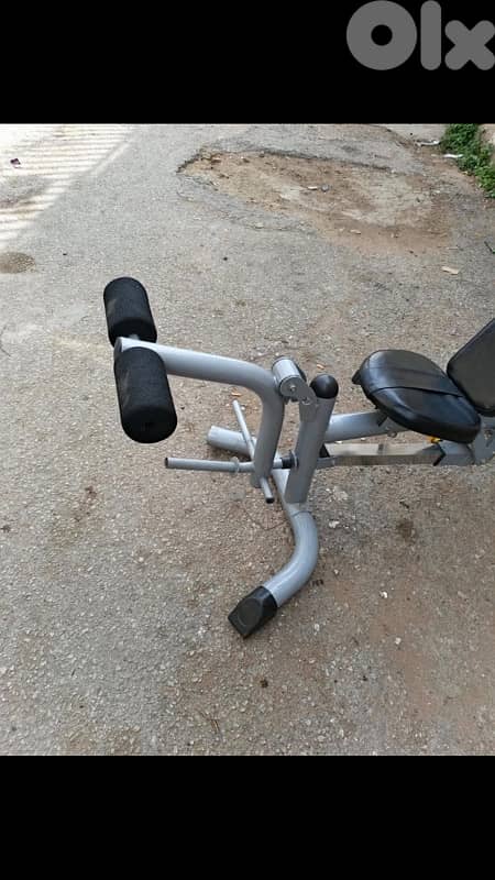 bench adjustable with leg extension  leg curl 3