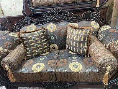 طقم كنبايات شغل توصاية شبه جديد مع شزلونة