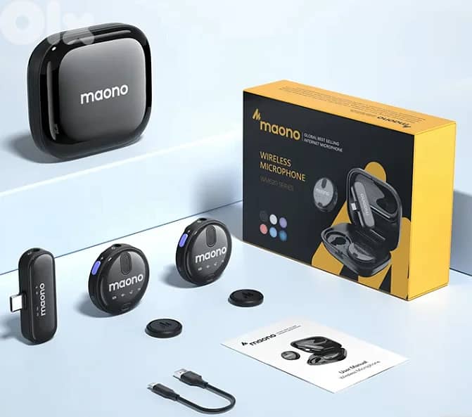Maono WM620PC2 Wireless Lavalier Microphone With USB-C 1