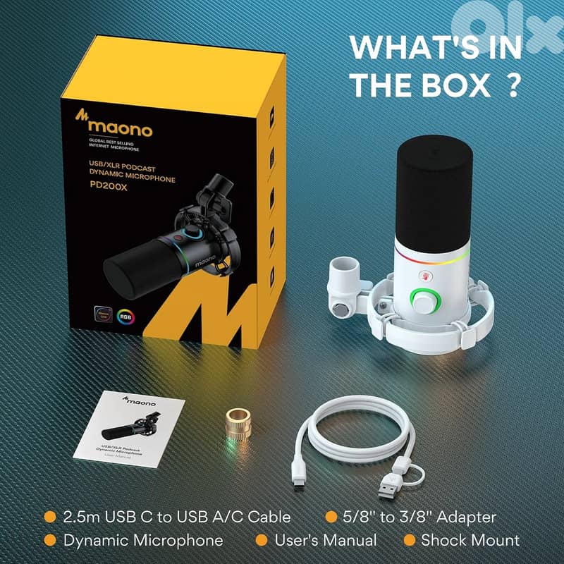 MAONO PD200X USB/XLR Dynamic Microphone 1