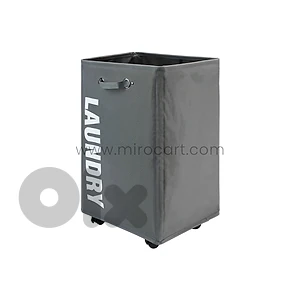Rolling Laundry Basket – 70L w/ Smooth Wheels & Mesh Bag