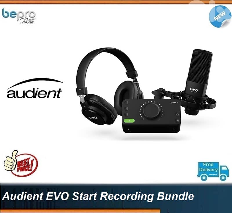 Audient EVO Start Recording Bundle 0